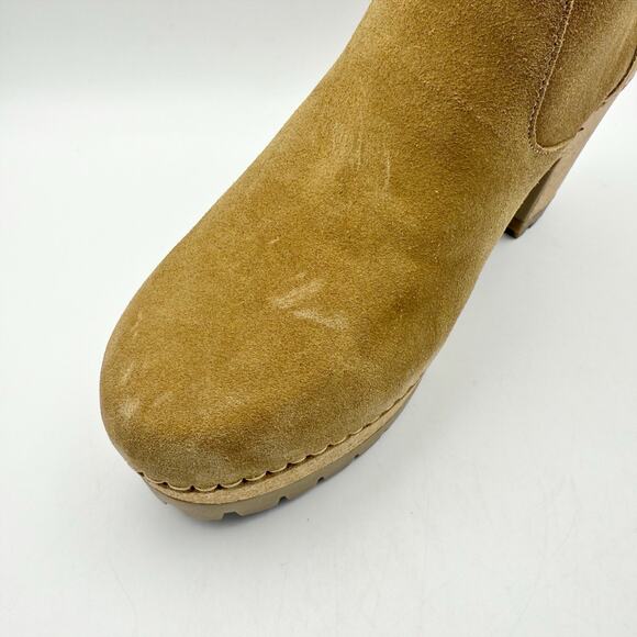 Aetrex Womens Scarlett Bootie EU 40 US 9-9.5M Brown Suede Shearling Lining NWOB - Picture 13 of 13
